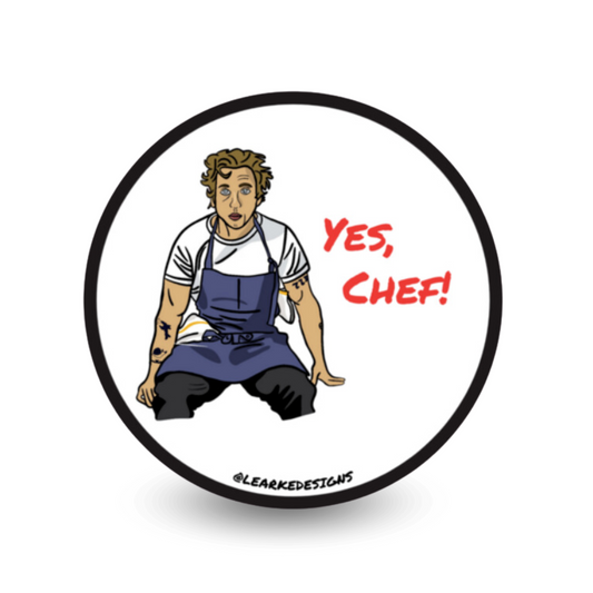 Yes, Chef Vinyl Sticker