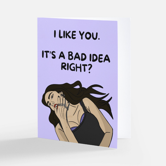 It's A Bad Idea Right? Olivia Rodrigo Card