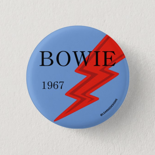 Bowie Pinback Button