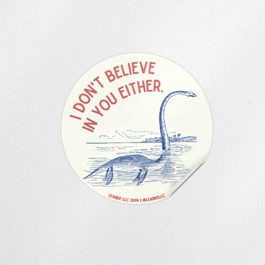 Nessie Vinyl Sticker