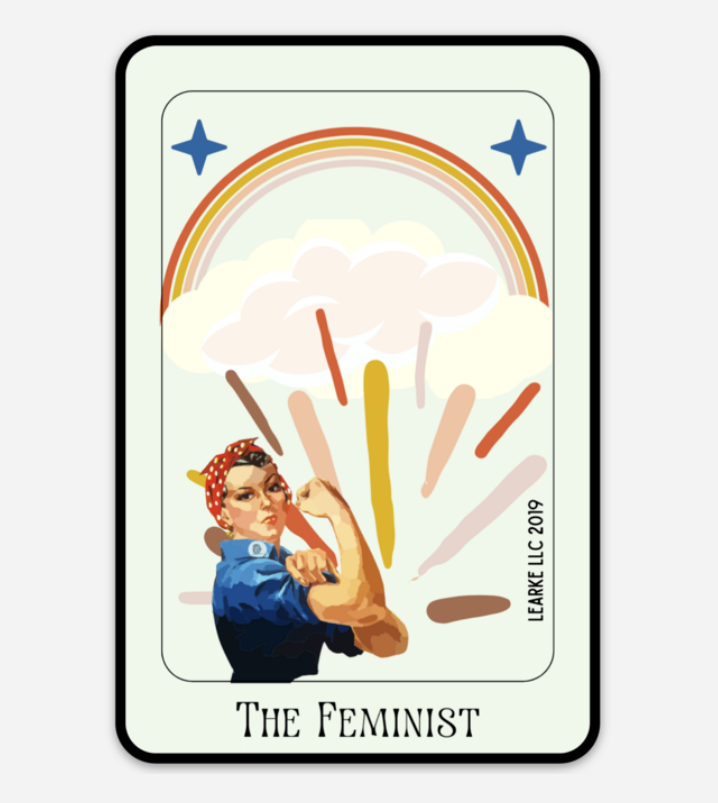 The Feminist Tarot Vinyl Sticker