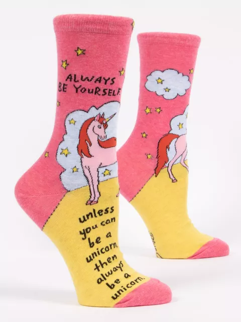 Always Be Yourself Unless You Can Be A Unicorn Crew Socks