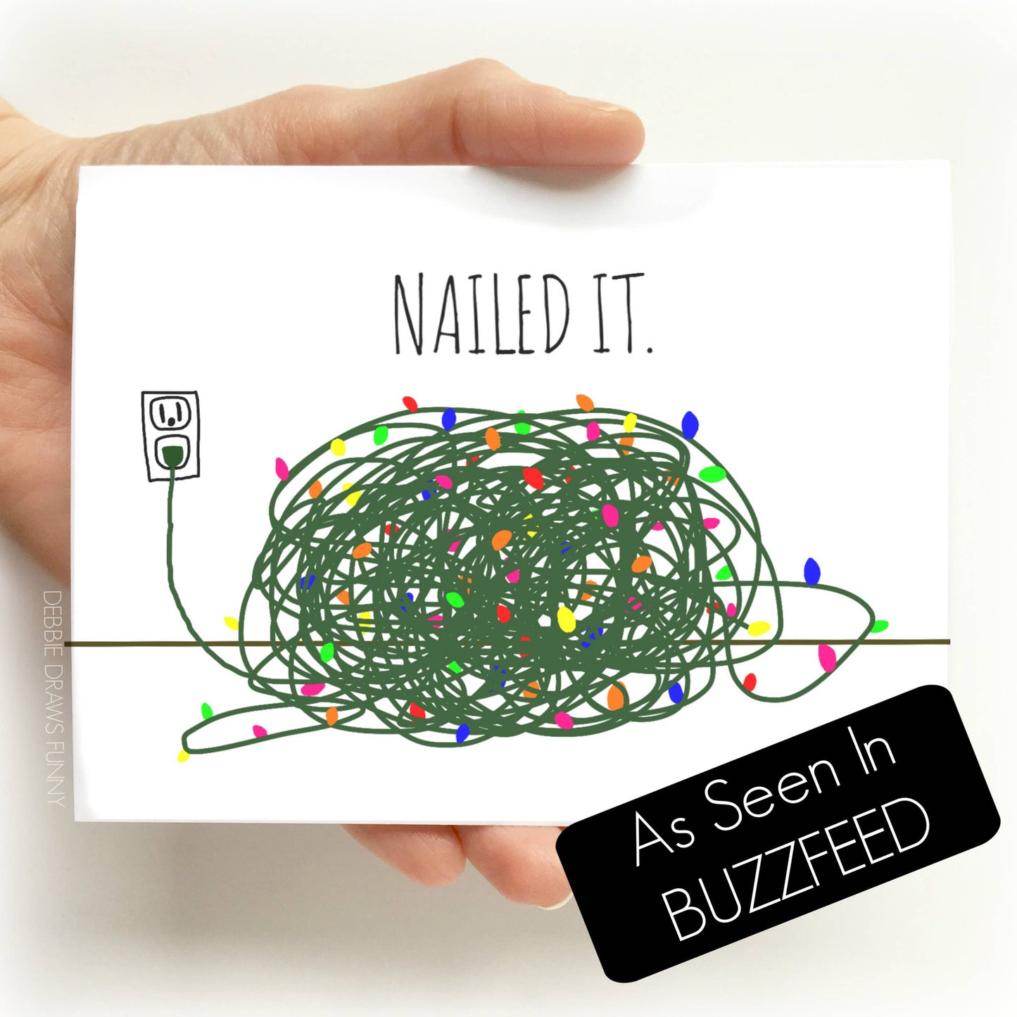 BEST SELLER Nailed It Funny Christmas Holiday Card