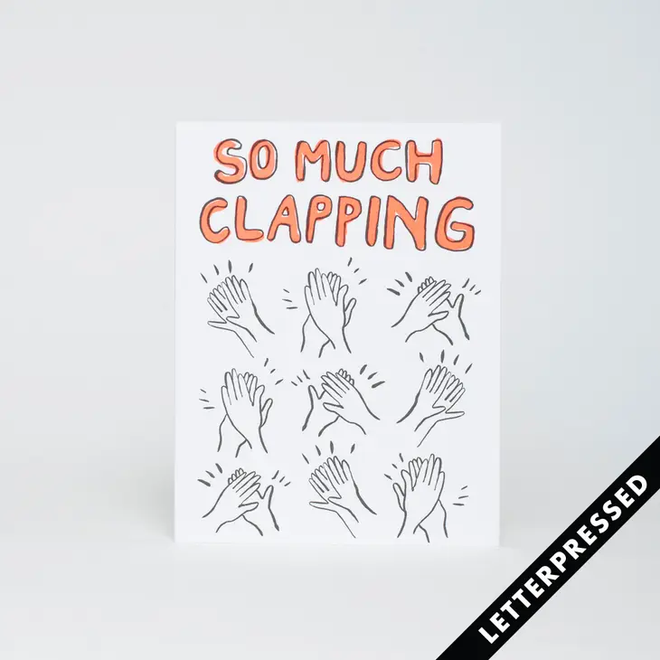 So Much Clapping Congrats Card
