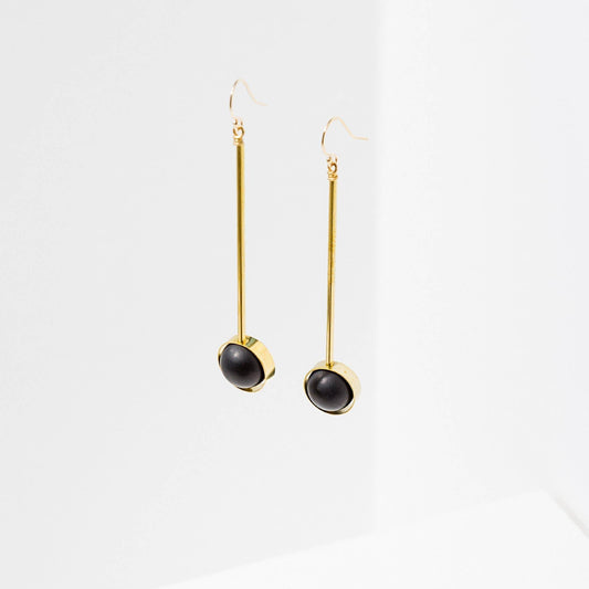 larissa loden jewelry hanging earrings onyx earrings