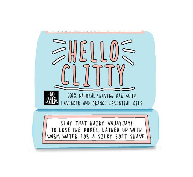 Hello Clitty - Shave bar Funny Rude Novelty Gift