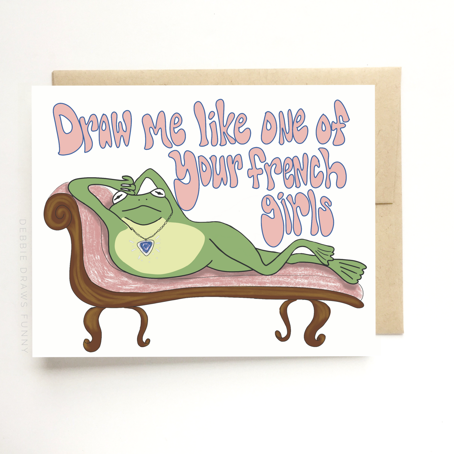 Draw Me Like Your French Girls Funny Titanic Meme Love Card