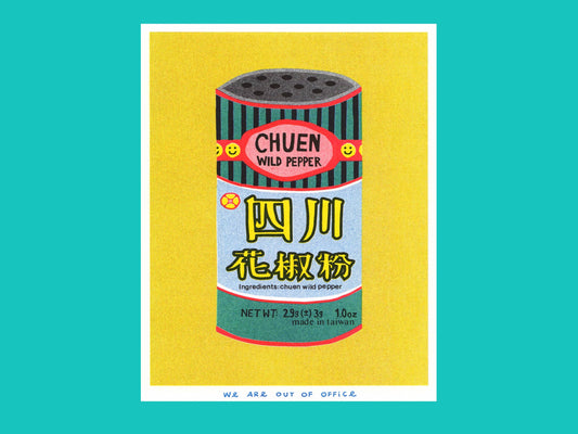 Risograph Print - Tin Can of Chuen Pepper