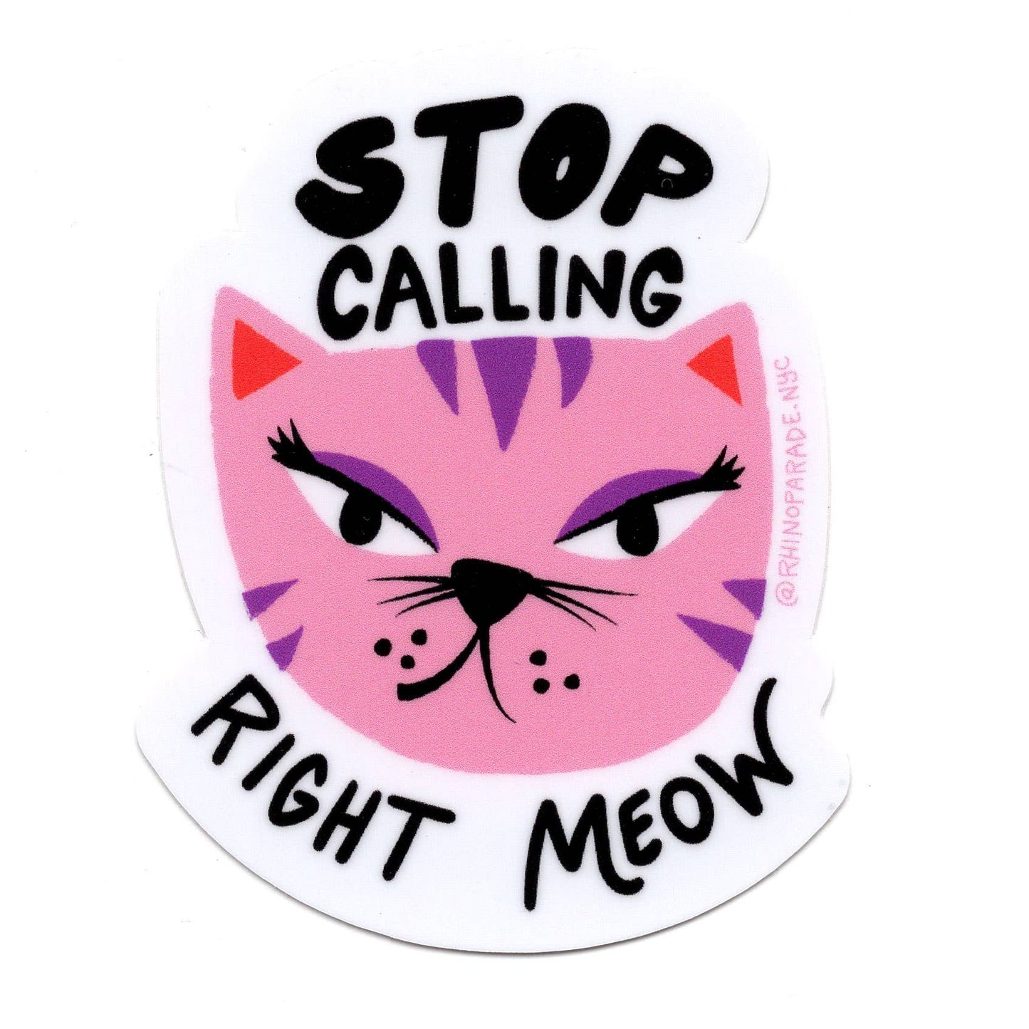 Stop Catcalling Sticker