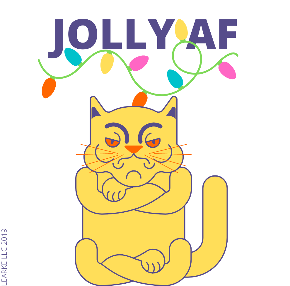 Jolly AF Holiday Mug